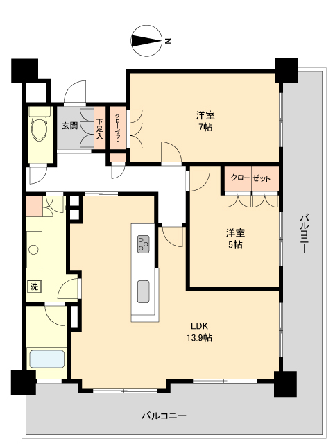 レジディアタワー仙台
701